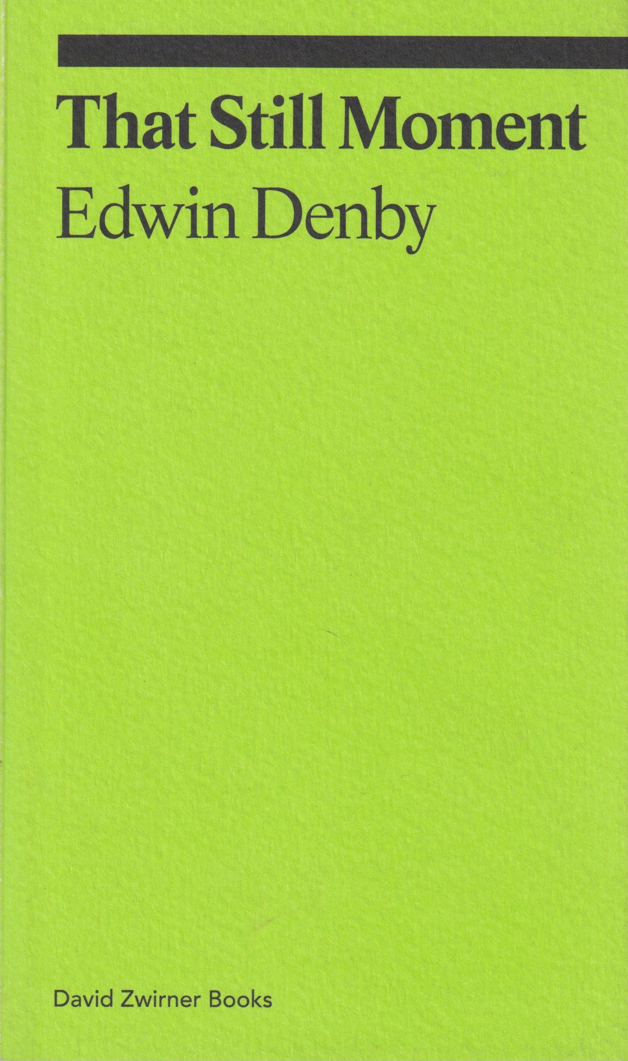 That Still Moment