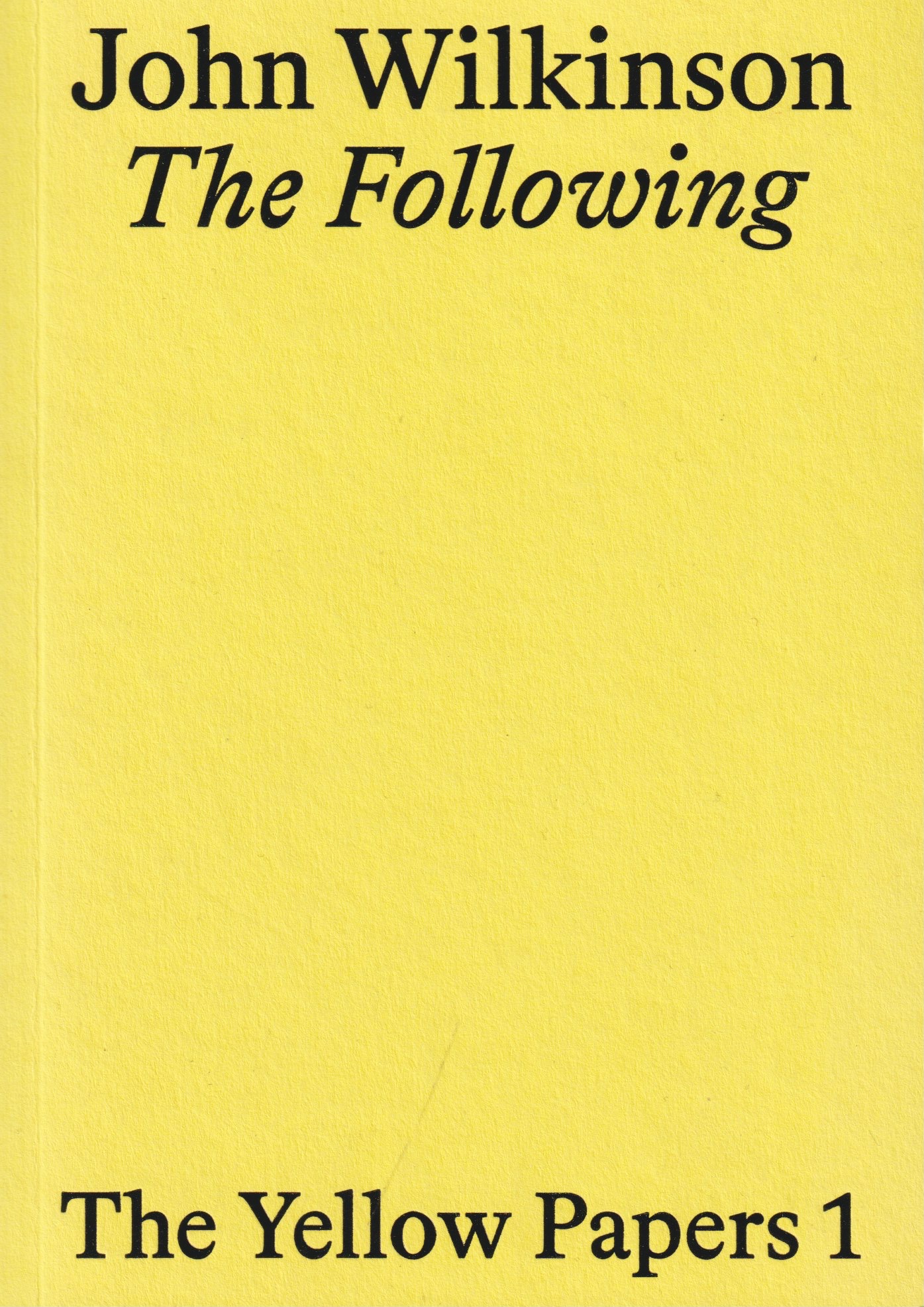 The folowwing